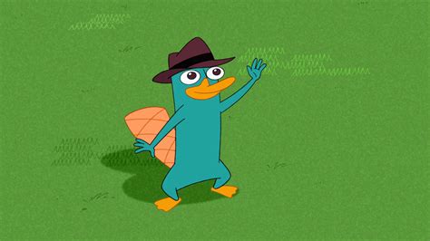 perry the platypus smiling